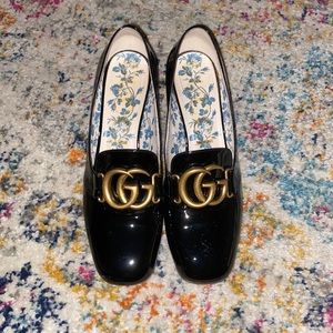 Gucci pumps. Beautiful black patent leather pumps. Size 39.5.